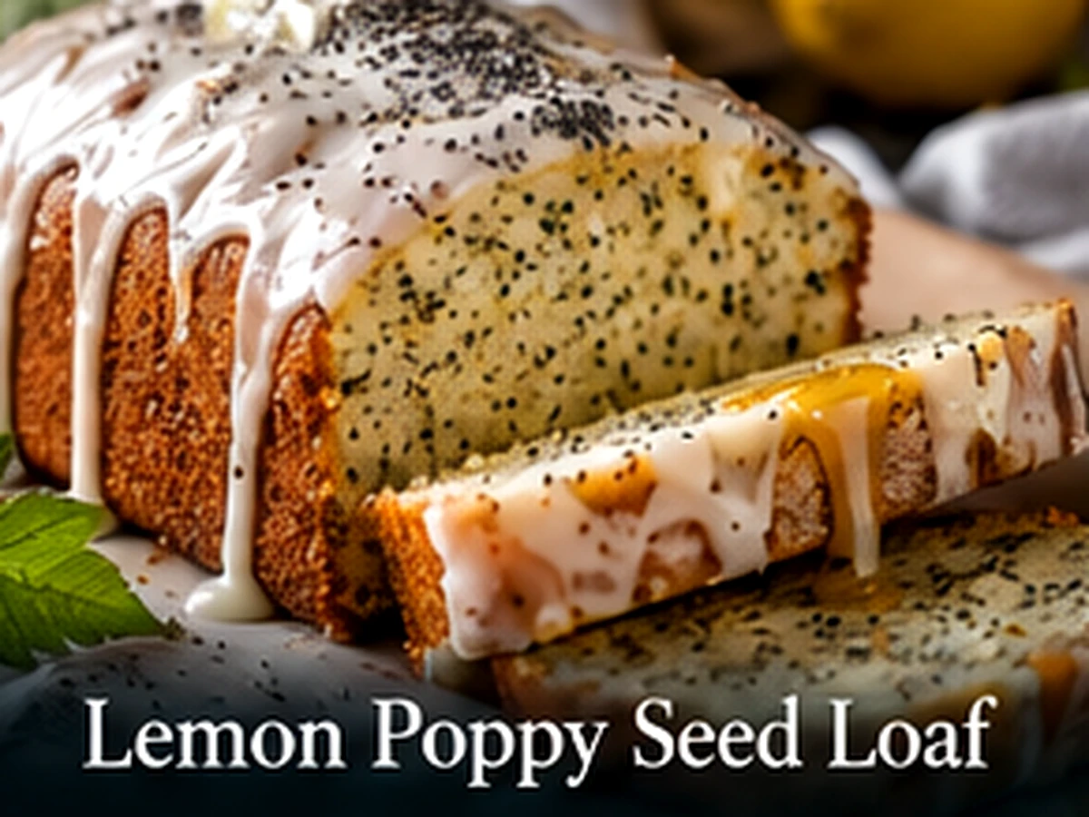 Cannabis Lemon Poppy Seed Loaf