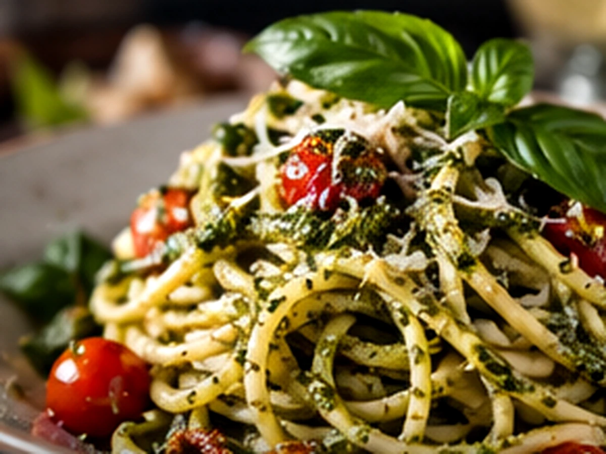Herby Cannabis Pesto Pasta