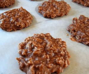 Chocolate-Peanut Butter No Bake Cookies