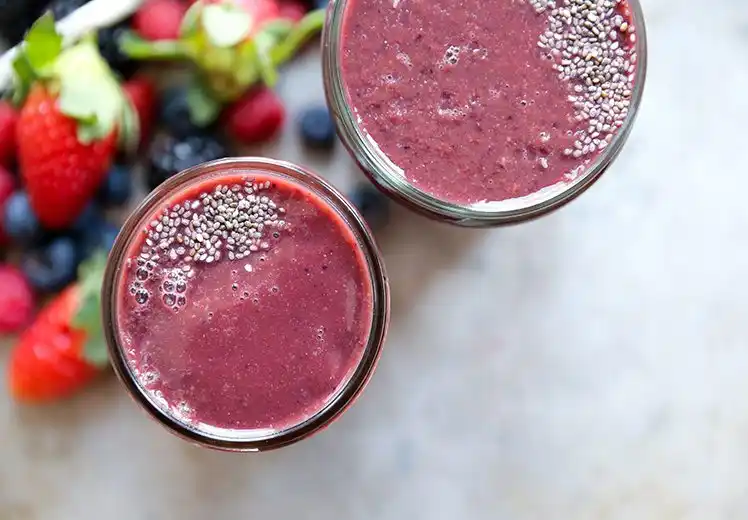 Canna-Berry-Beet Smoothie